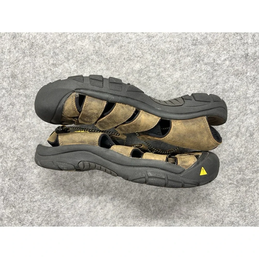 Keen Sandals Men's Size 13 Brown Leather Sport Hiking Sandals 110220 BISN